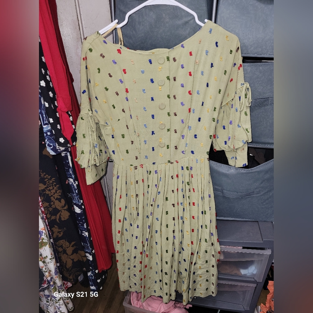 Vintage 1950s Colorful dress